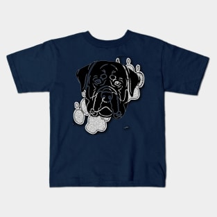 Rottweiler the boss dog Kids T-Shirt